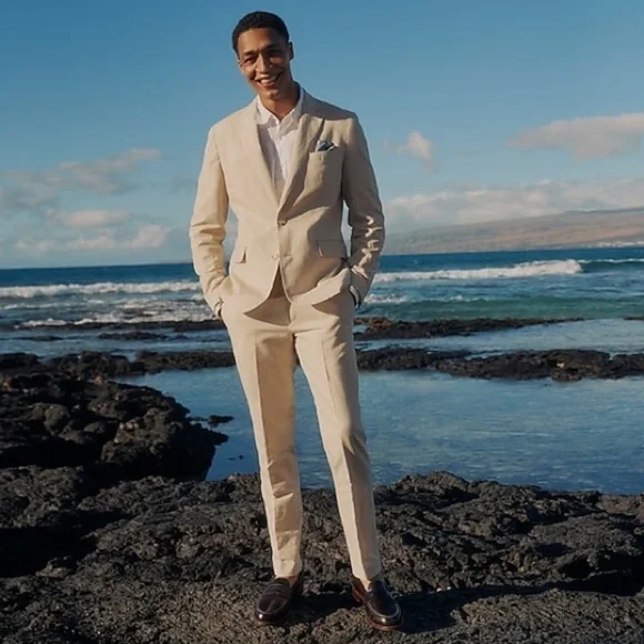 J Crew Ludlow Slim-fit unstructured suit jacket in Irish cotton-linenItem AU428 Sport Coats & Blazers